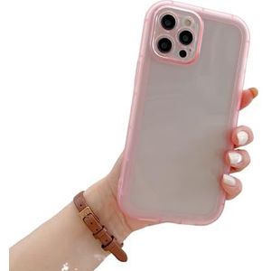 Silicone Liquide Antichoc Non jaunissant conçu pour iPhone 13 Pro Max Coque 6,7"", Gel Rubber Full Body Protection Anti-Shock Cover Case Drop Protection 6,7inch-Rose