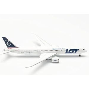 Herpa Vliegtuig model Boeing 787-9 Dreamliner Set Polish Airlines schaal 1:500 - vliegtuig model voor verzamelaars, miniatuurdecoratie, vliegers zonder metalen voet