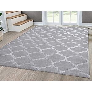 Mia´s Teppiche ""Anna"" woonkamer tapijt, laagpolig, 120x170 cm, grijs