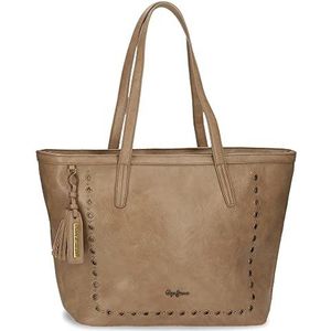 Pepe Jeans Camper laptoptas 13,3 inch beige 42x49x11 cm kunstleer beige laptoptas beige laptoptas laptoptas, Beige, laptoptas