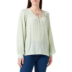 J.M. GARCIA GARCIA, S.A. Chemise à manches longues pour femme, Fumée/vert, XXL