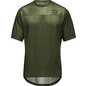 GORE WEAR TrailKPR Daily Short Sleeve Fietsshirt voor heren, Utility Groen