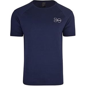 Crosshatch Helston T-shirt voor heren, Navy Blauw