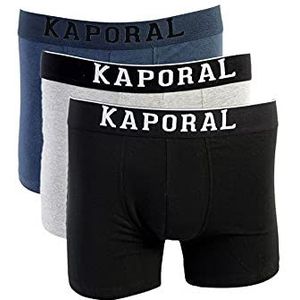 Kaporal - Set met 3 basic boxershorts. - Quad - heren, meerkleurig Blgmna