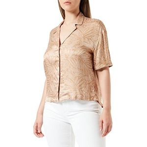 s.Oliver blouse met korte mouwen voor dames, Steen