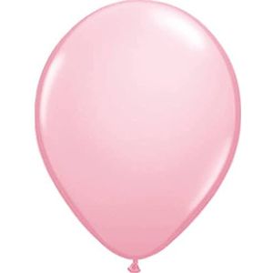 Folat Ballonnen roze metallic 30cm-100 stuks, 08117