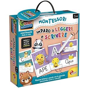 Lisciani Montessori-spellen Ik leer lezen en schrijven, meerkleurig, 100460