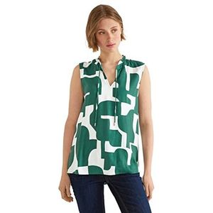 Street One A343923 Top damesblouse, lagune groen