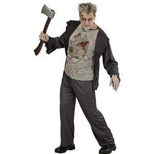 Widmann - Zombiekostuum, jas met gescheurd T-shirt, broek, Halloween, carnaval, themafeest