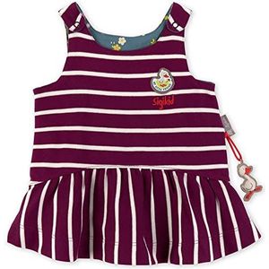 Sigikid Omkeerbare jurk voor babymeisjes, van biologisch katoen, casual jurk, babymeisje, blauw/paars