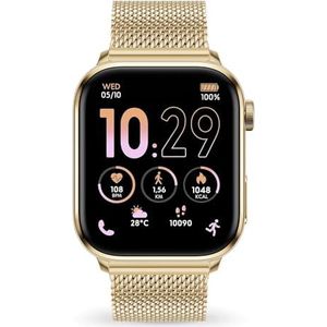 Ice-Watch - ICE smart 3.0 1.78 AMOLED GPS - Rechthoekige smartwatch (1,78 inch) - Waterdichte smartwatch (IP68), Goud