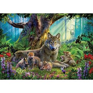Familie Wolf in het Bos, 1000 Stukjes