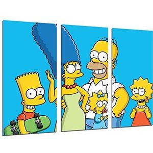 Fotodruk Los Simpsons, baard, thuis, totale grootte: 97 x 62 cm, XXL
