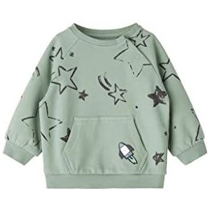 s.Oliver Junior Baby jongens sweatshirt, fleece trui, Groen