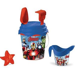 Mondo Toys Marvel Avengers Bucket Renew Toys strandset met emmer, harkschep, zeef, vorm, gieter inbegrepen, 28431