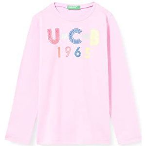 United Colors of Benetton T- Shirt Garçon, Rose 3c8, 82 cm