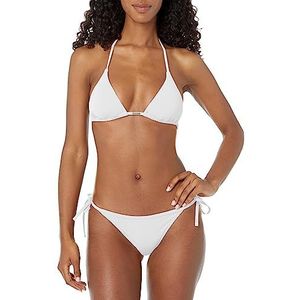 Emporio Armani Dames Logo Lover String Brief Bikini Set Dames Wit, L, Wit.