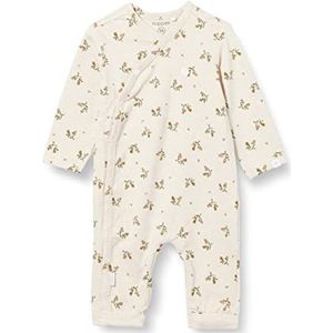 Noppies Combinaison unisexe pour bébé U Playsuit Ls Noumea AOP, RAS1202 Oatmeal - P611, 68