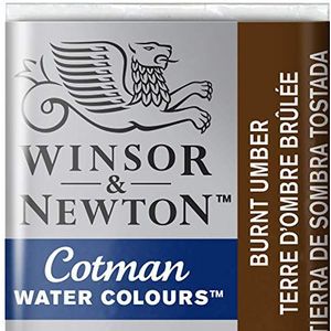 Winsor & Newton 0301076 Cotman Aqarell voederbak, 1/2, goede transparantie, uitstekende kleurintensiteit en goede kleureigenschappen,