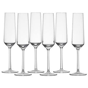 Schott Zwiesel 26112415 champagnefluit puur glas met MP, 0,21 l, 6 stuks