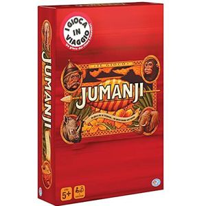 Uitgever spellen, Jumanji, snel ritme spel in reisformaat, geschikt voor kinderen vanaf 5 jaar boven,