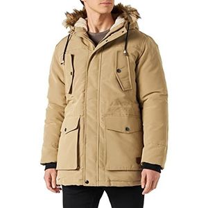 JACK & JONES Jjtimo Herenparka zand M, Zand