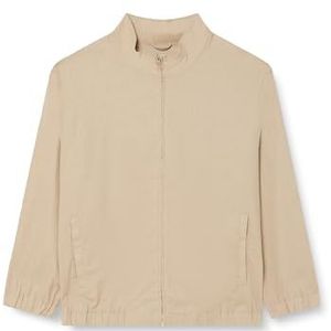 JACK&JONES PLUS Jprccwinston Linen Jkt Pls korte herenjas, Witte peper