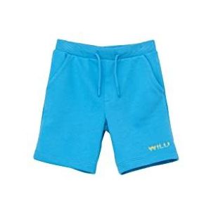 s.Oliver Shorts fleece shorts kinderen en jongeren, Blauw/Groen