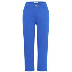 BRAX Pantalon Capri en coton ultra léger pour femme Style Mary C, Bleu encre, 34W / 34L