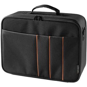 celexon Economy Grote draagtas voor beamer, 41 x 29 x 15 cm, wasbaar en waterdicht, frame van harde schaal, 100% polyester, zwart