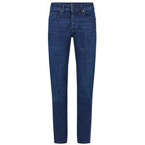 BOSS Taber BC-P-1 jeansbroek voor heren van denim, super rekbaar, donkerblauw, blauw, 33W x 34L, Blauw
