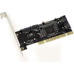 KALEA-INFORMATISCHE PCI SATA Controllerkaart 4 poorten Onafhankelijke of Raid 0 1 0+1 met Silicon Image SIL3114 chipset met High Profile en Low Profile hoeken
