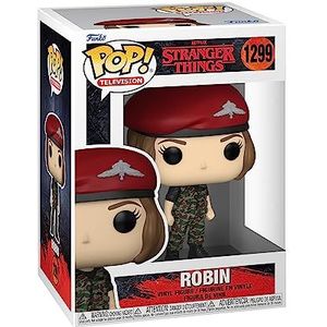 Funko Pop TV: Stranger Things S4- Robin w/Hunter Outfit 65635 Multicolor One Size