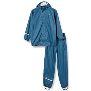 CeLaVi Tweedelig regenpak in vele kleuren waterdichte jas, jongens, blauw (Ice Blue 717), 152 (fabrieksmaat: 150), blauw (Ice Blue 717)