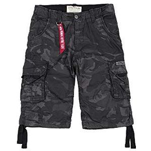 Alpha Industries Cargoshorts voor heren - camouflagepatroon