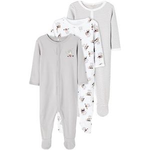 Name It Nbnnightsuit 3p W/F Alloy Bear Noos Pantoffels voor baby's en peuters, uniseks kinderen, Legering