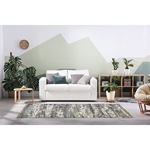 eCarpet Soul Collection 100% gerecycled katoen duurzame rug livingroom keuken hal cosy scandi handgemaakt abstract 9013-120 cm x 180 cm
