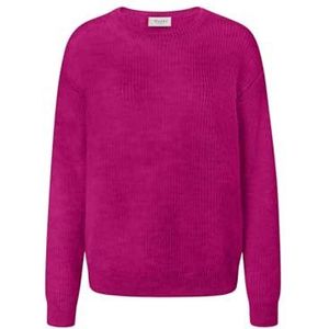 Maerz Vivid Orchid trui met ronde hals en 1/1 mouwen, 42, Levendige orchidee