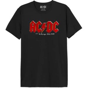 AC/DC Meacdcrts031 T-shirt voor heren, 1 stuk, zwart.