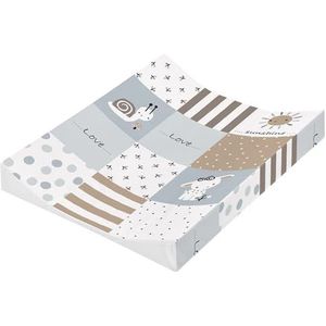 Julius Zöllner Patch Matelas à langer à 2 cales Bleu Taille 60/71 cm