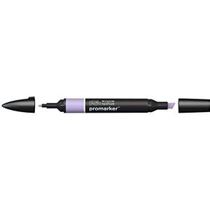 Winsor & Newton ProMarker 0203226 professionele markeerstiften, 2 fijne en brede punten, voor tekeningen, design en lay-out, violet
