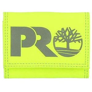 Timberland PRO RFID Cordura Nylon Drievoudige Portemonnee met ID-venster, Helder Geel (Reflecterend), 11,4 x 2,5 x 7,6 cm, Cordura RFID Nylon Drievoudige Portemonnee