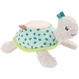 Fehn Schildpad badspons, badspeelgoed voor baby's, badspeelgoed van stof voor badplezier, badspeelgoed voor baby's en peuters vanaf 0 maanden