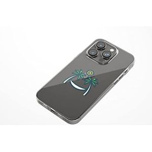 Bonateks, Étui de protection imprimé numériquement compatible avec iPhone 14 Pro Max, coque de protection anti-chocs, en silicone, flexible, transparent