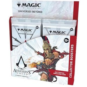 Magic: The Gathering - Assassin's Creed Collector Booster Box | 12 boosters (10 kaarten in elke verpakking) | Verzamelkaartspel voor kinderen vanaf 13 jaar (Engelse versie)