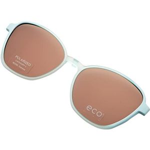 MODO & ECO Grenada Clip On zonnebril voor dames, Lichtblauw/koper