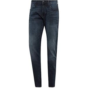 Mavi Marcus Jeans voor heren, slimfit, blauw, inkt geborsteld, Ultra Move, Ink Brushed Ultra Move 26780