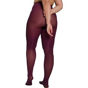 Ulla Popken druivenrood dames panty 44-48 plus size, druivenrood