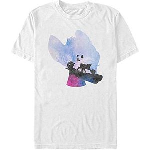 Disney Bambi Bambi T-shirt à manches courtes unisexe Watercolor Bambi Organic, Blanc., XXL