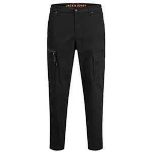 JACK&JONES PLUS Jpstace Jjdex Tapered Akm Pls Cargobroek voor heren, zwart.